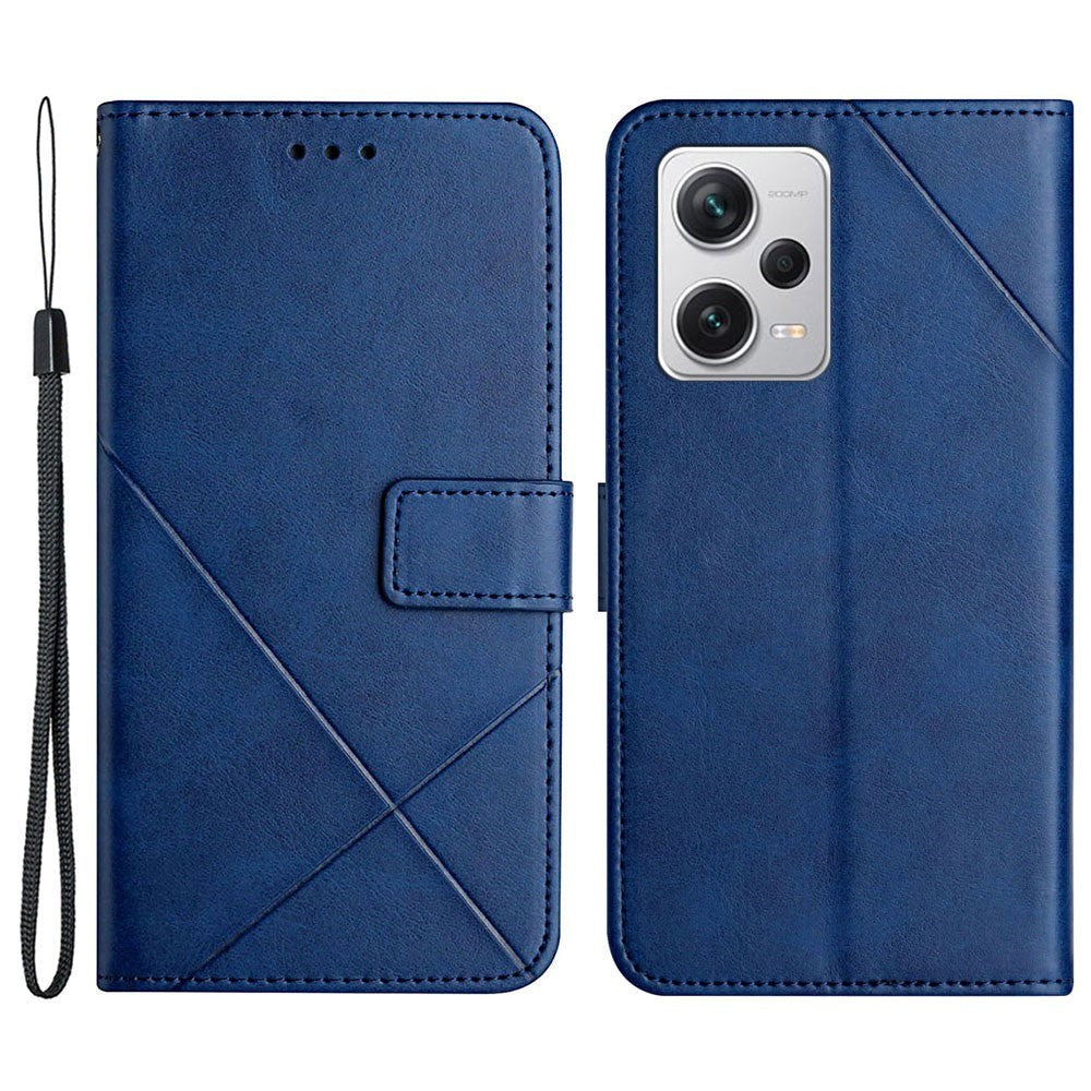 Xiaomi Redmi Note 12 Pro (5G) / Poco X5 Pro (5G) Leather Flip Case w. Wallet & Stand Function - Blue