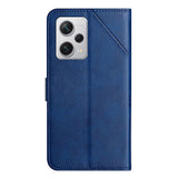 Xiaomi Redmi Note 12 Pro (5G) / Poco X5 Pro (5G) Leather Flip Case w. Wallet & Stand Function - Blue