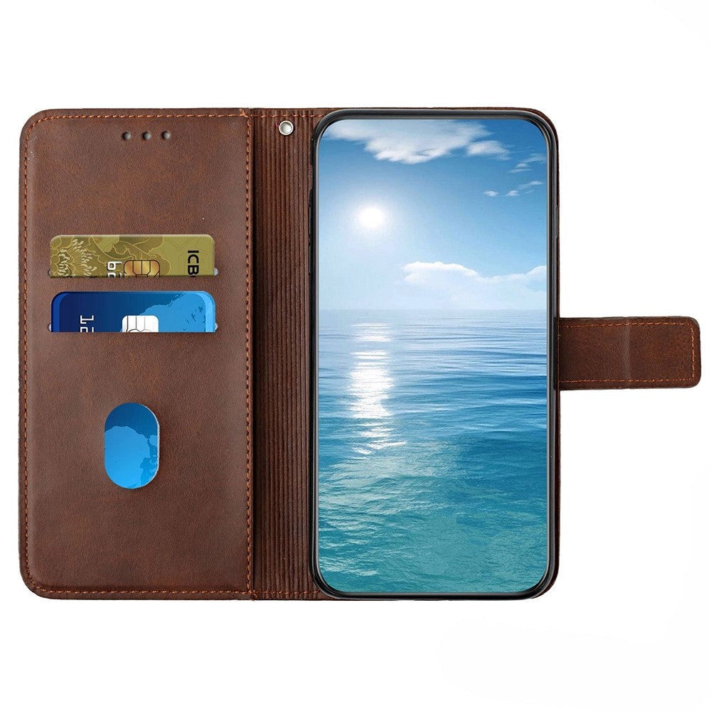 Xiaomi Redmi Note 12 Pro (5G) / Poco X5 Pro (5G) Leather Flip Case w. Wallet & Stand Function - Brown