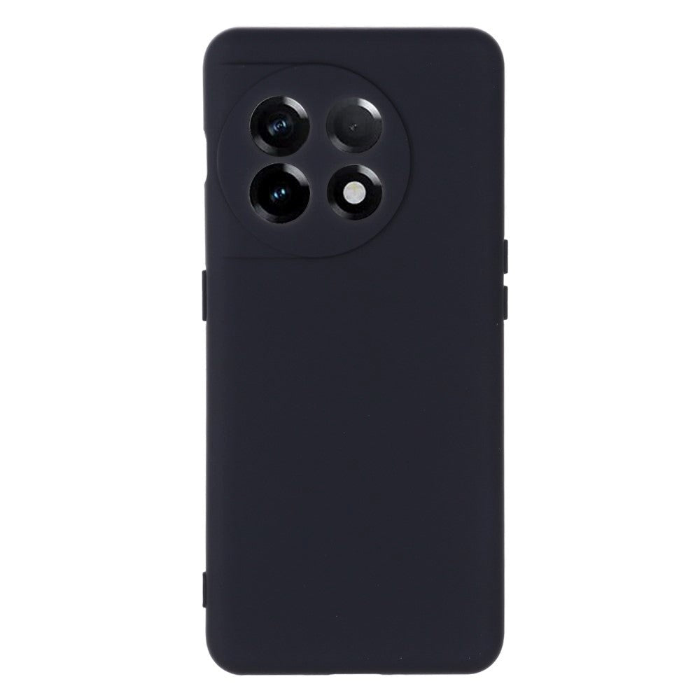 OnePlus 11 Liquid Silicone Case w. Strap - Black