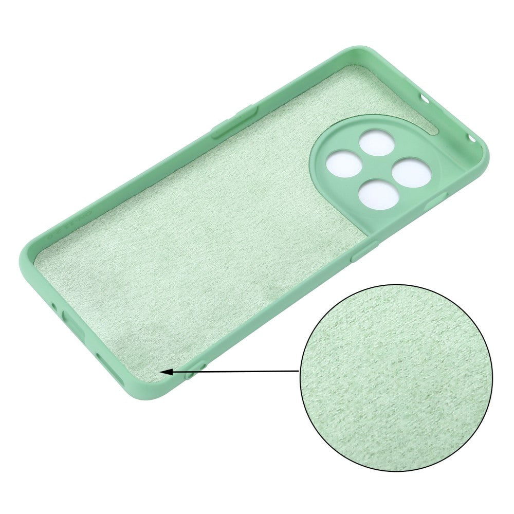 OnePlus 11 Liquid Silicone Case w. Strap - Green