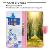 Xiaomi 13 Lite Flip Case w. Wallet - Butterfly and Flowers