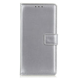 Xiaomi 13 Lite Soft Leather Wallet Case - Silver