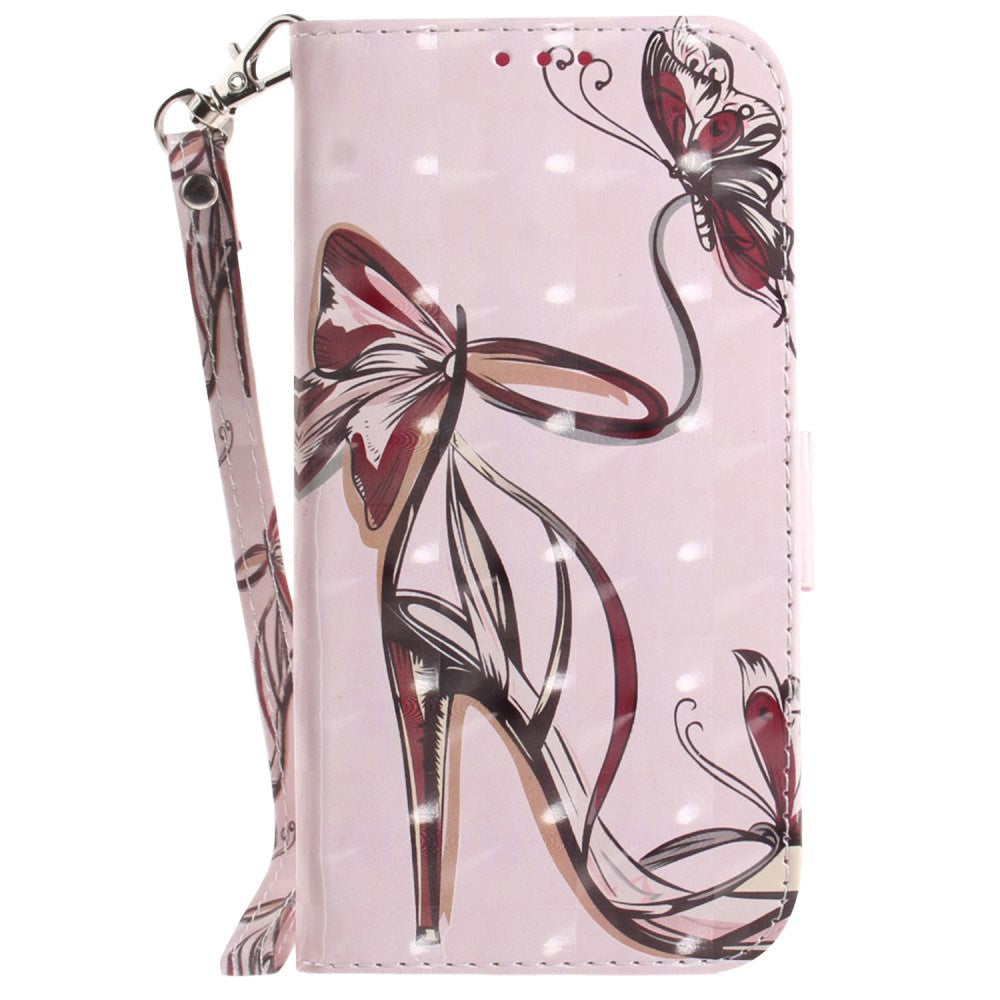 Sony Xperia 1 V Leather Case w. Print - High Heeled Shoe