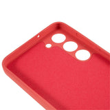 EIDERWOOD Samsung Galaxy S23 Lined Flexible Plastic Case - Dark Red