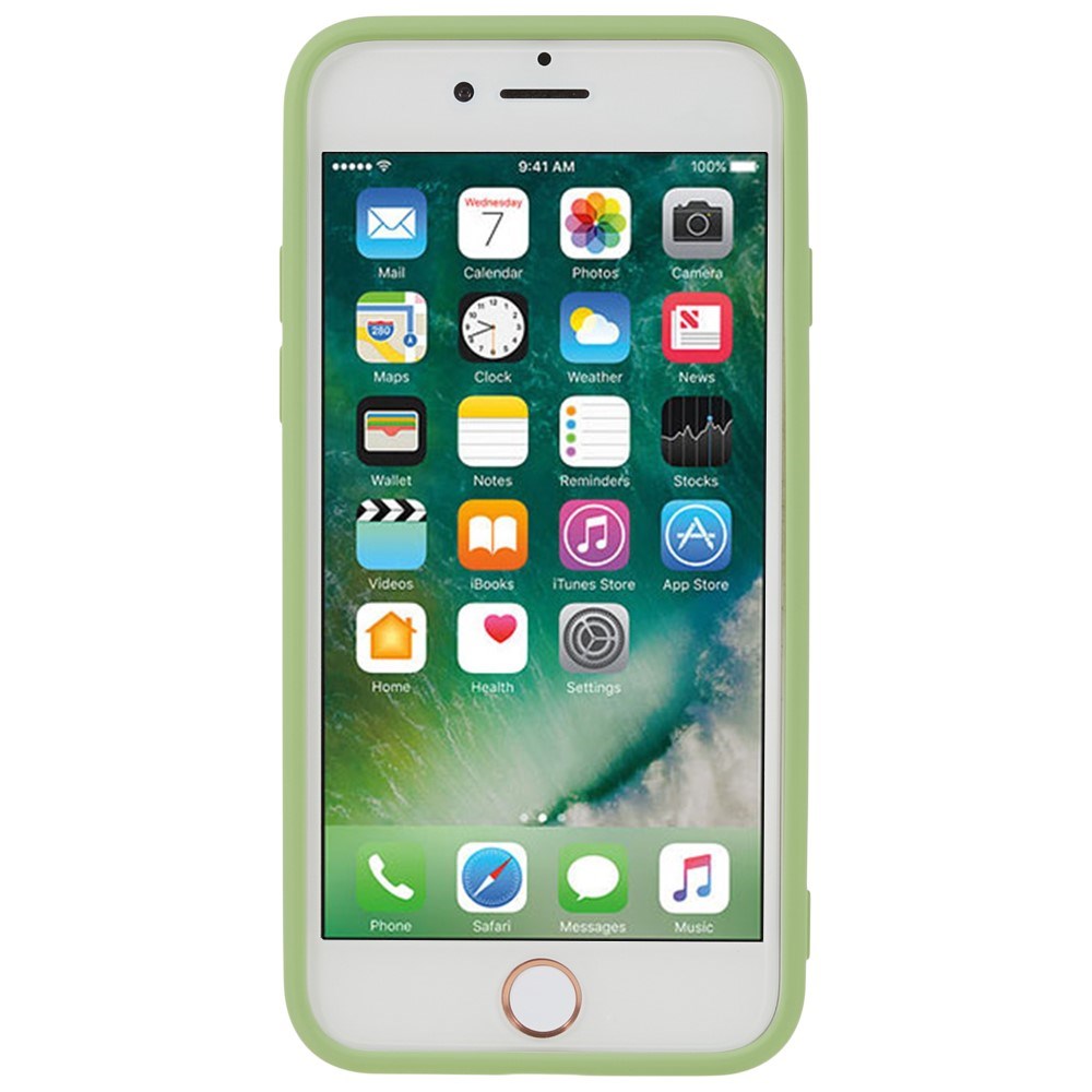 EIDERWOOD iPhone SE (2022 / 2020) / 8 / 7 Lined Flexible Plastic Case - Light Green