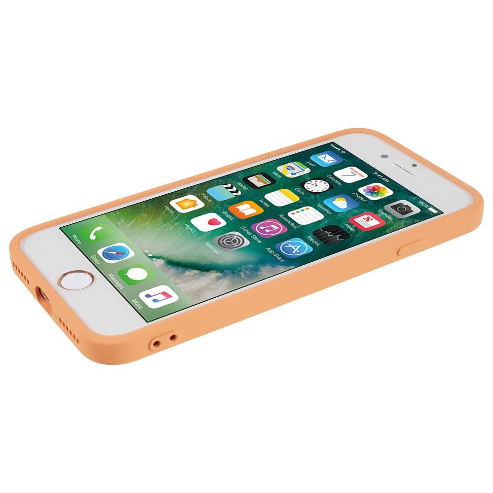 EIDERWOOD iPhone SE (2022 / 2020) / 8 / 7 Lined Flexible Plastic Case - Orange