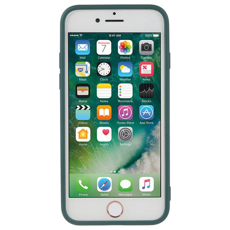 EIDERWOOD iPhone SE (2022 / 2020) / 8 / 7 Lined Flexible Plastic Case - Dark Green