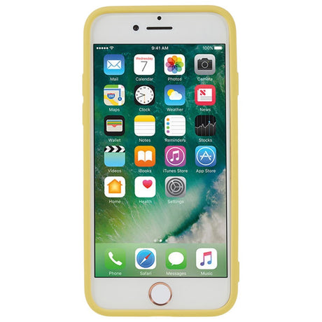 EIDERWOOD iPhone SE (2022 / 2020) / 8 / 7 Lined Flexible Plastic Case - Yellow