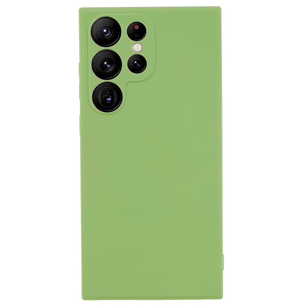 EIDERWOOD Samsung Galaxy S22 Ultra Lined Flexible Plastic Case - Light Green