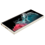 EIDERWOOD Samsung Galaxy S22 Ultra Lined Flexible Plastic Case - Beige