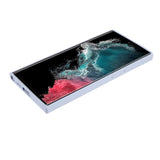 EIDERWOOD Samsung Galaxy S22 Ultra Lined Flexible Plastic Case - Purple