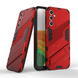 Samsung Galaxy A24 Hybrid Tough Cover with Kickstand - Red