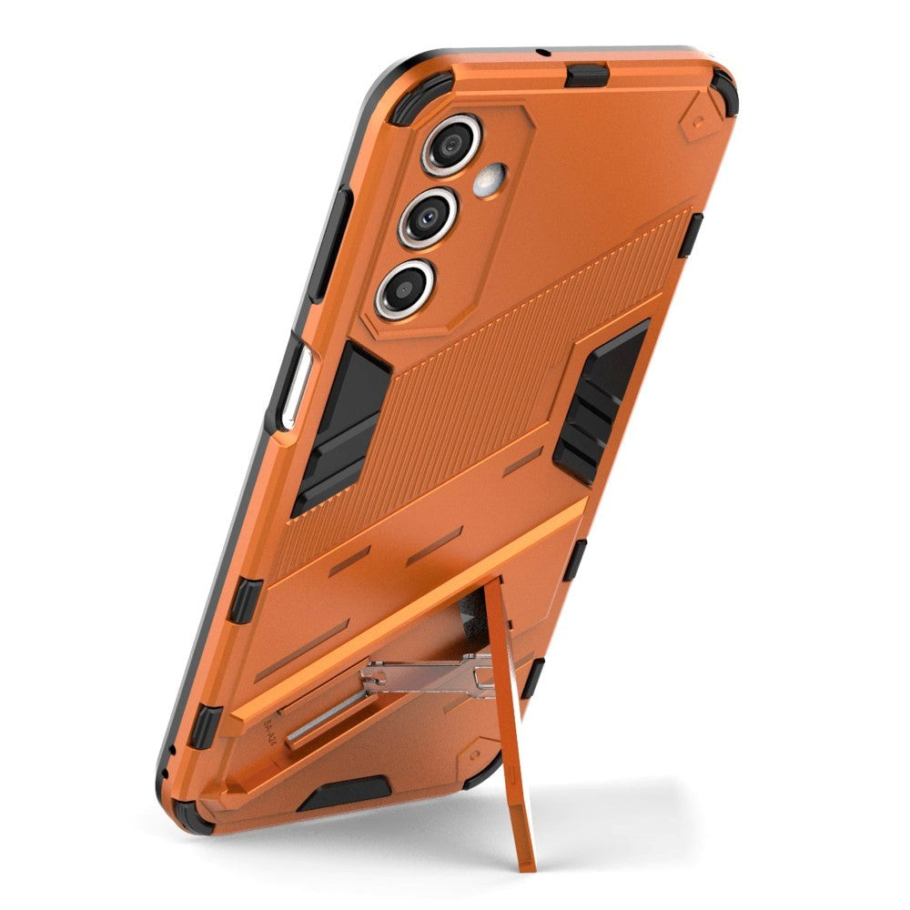 Samsung Galaxy A24 Hybrid Tough Cover with Kickstand - Orange