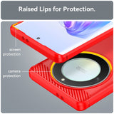 Honor Magic5 Lite Brushed Carbon Case - Red