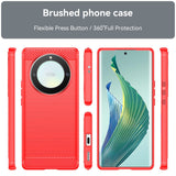 Honor Magic5 Lite Brushed Carbon Case - Red