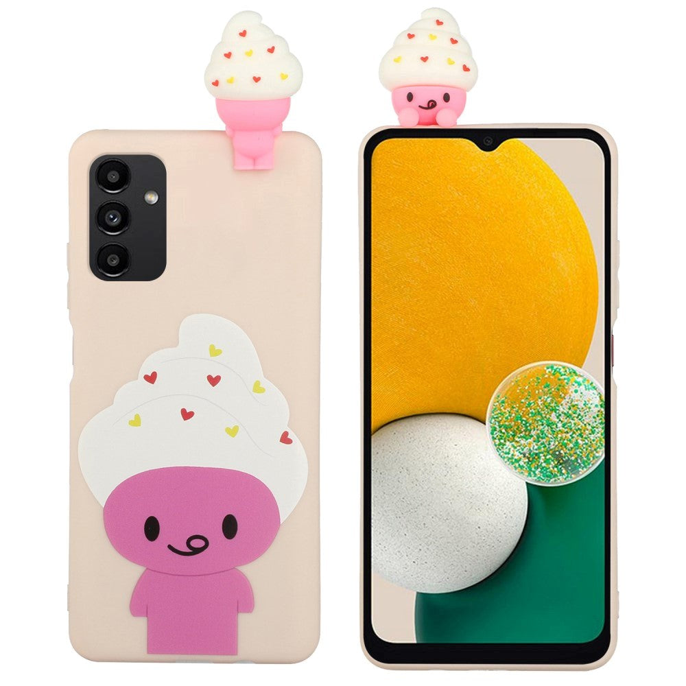 Samsung Galaxy A14 (5G) Flexible Plastic Case 3D - Ice Cream