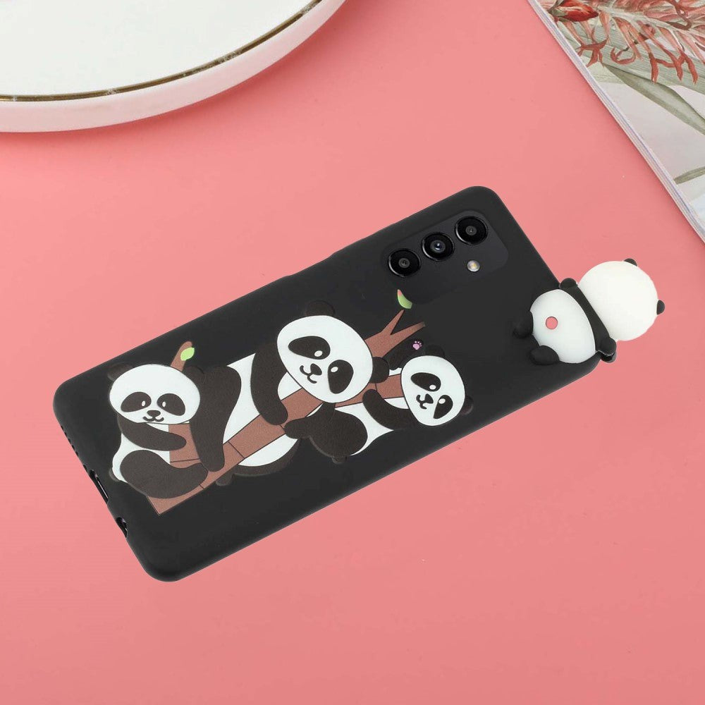 Samsung Galaxy A34 (5G) Flexible Plastic Case 3D - 3 Pandas