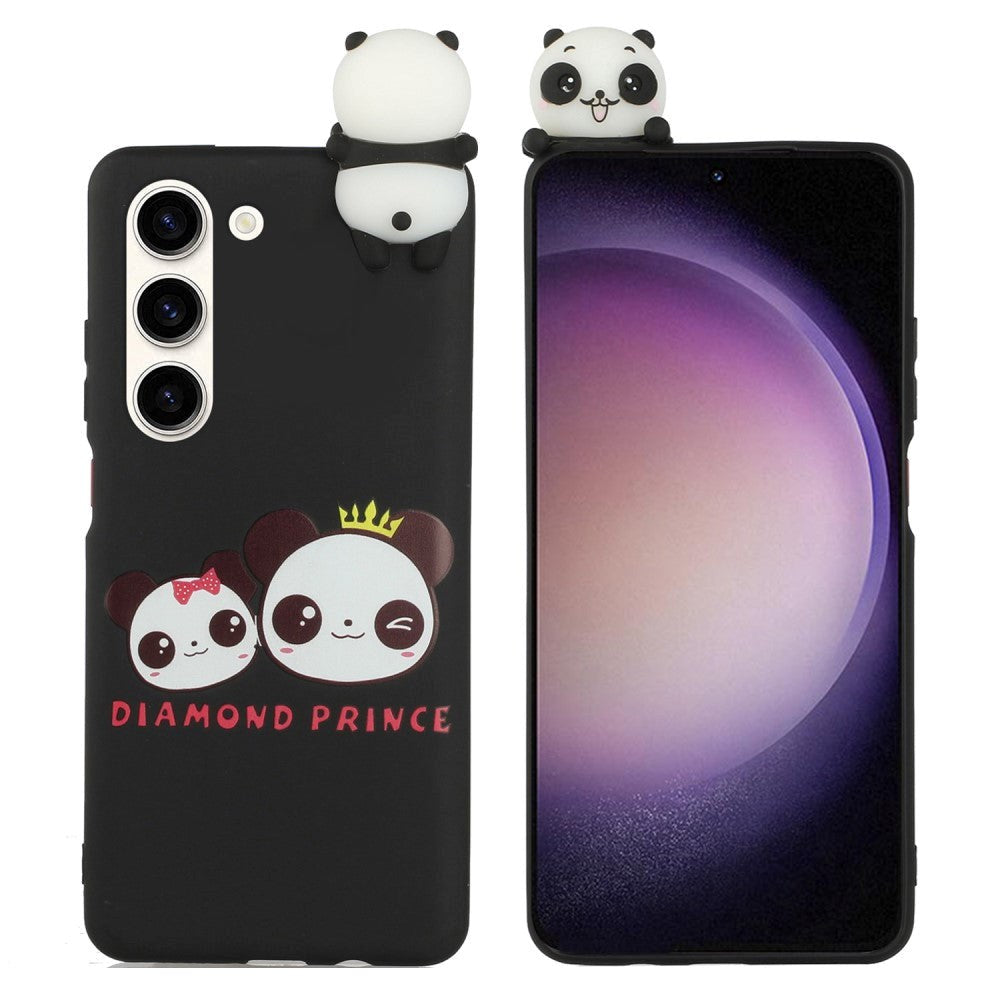 Samsung Galaxy S23 Flexible Plastic Case 3D - 2 Pandas