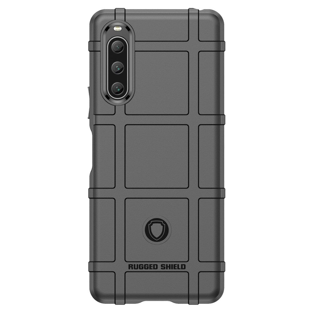 Sony Xperia 10 V Rugged Shield Series Tough Case - Black