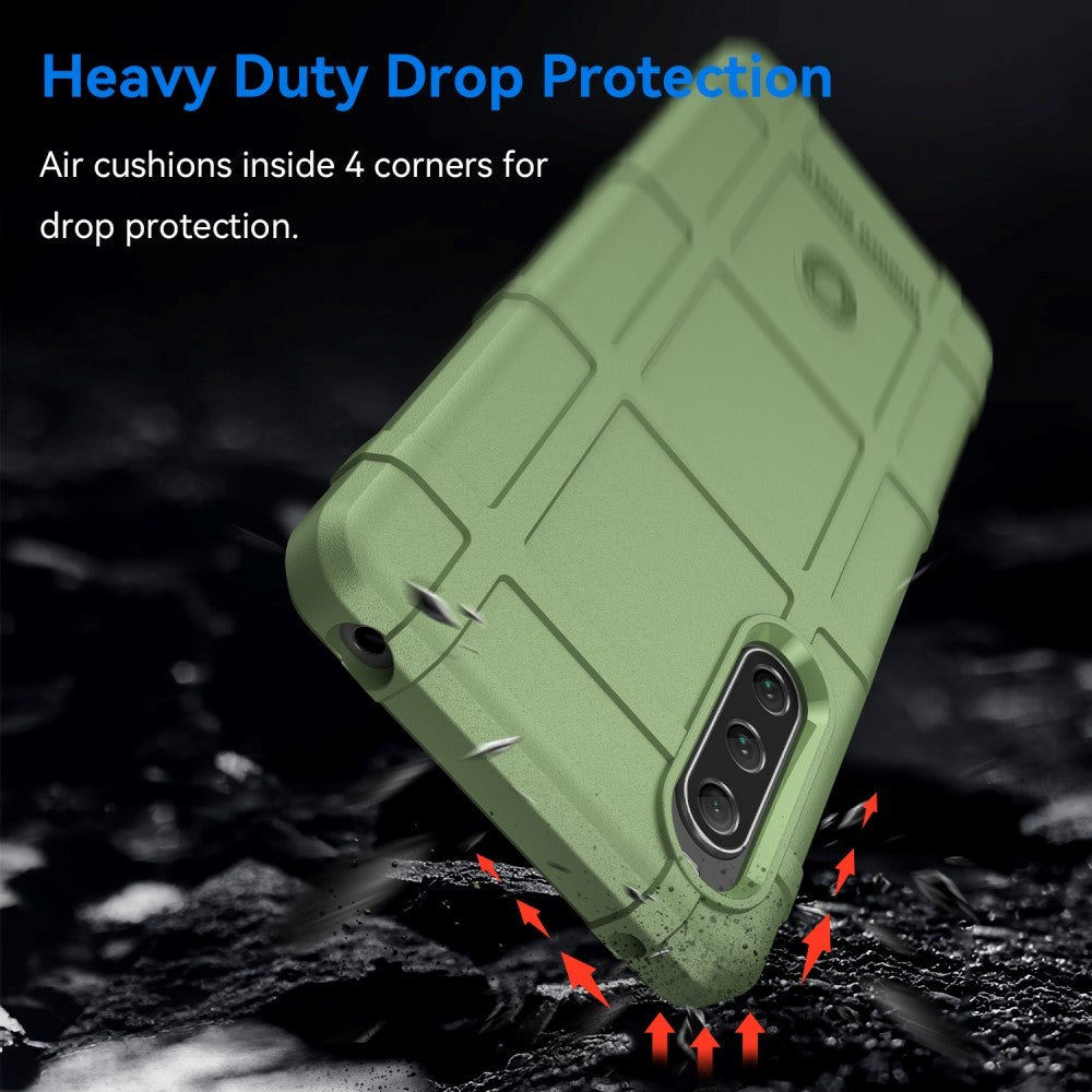 Sony Xperia 10 V Rugged Shield Series Tough Case - Green