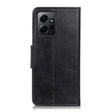 Xiaomi Redmi Note 12 (4G) Leather Case w. Wallet & Stand Function - Black