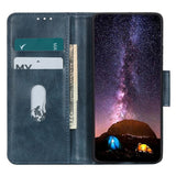 Xiaomi Redmi Note 12 (4G) Leather Case w. Wallet & Stand Function - Blue