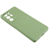 EIDERWOOD Samsung Galaxy S21 Ultra Lined Flexible Plastic Case - Light Green