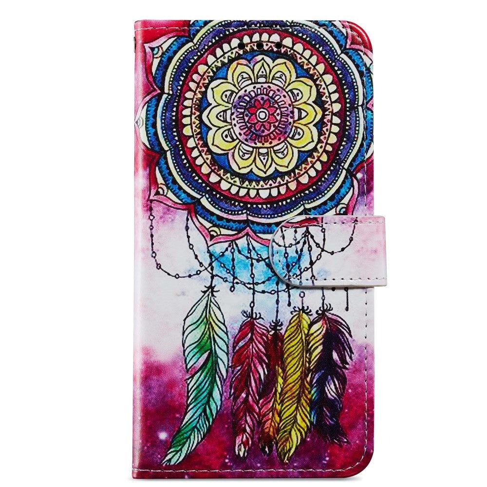 Google Pixel 7 Pro PU Leather Flip Case w. Wallet and Strap - Dream Catcher