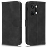 OnePlus Nord 3 (5G) Leather Flip Case with Wallet and Stand Function - Black