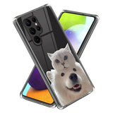 Samsung Galaxy S23 Ultra Plastic Transparent Case w. Motive - Dog and Cat