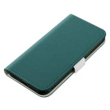 SSamsung Galaxy A24 Litchi Leather Wallet Case with Magnetic Closure - Green