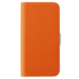 Samsung Galaxy A54 (5G) Litchi Leather Wallet Case with Magnetic Closure - Orange