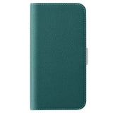 Samsung Galaxy A54 (5G) Litchi Leather Wallet Case with Magnetic Closure - Green