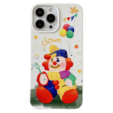 iPhone 14 Pro Flexible Plastic Case w. Motif - Clown