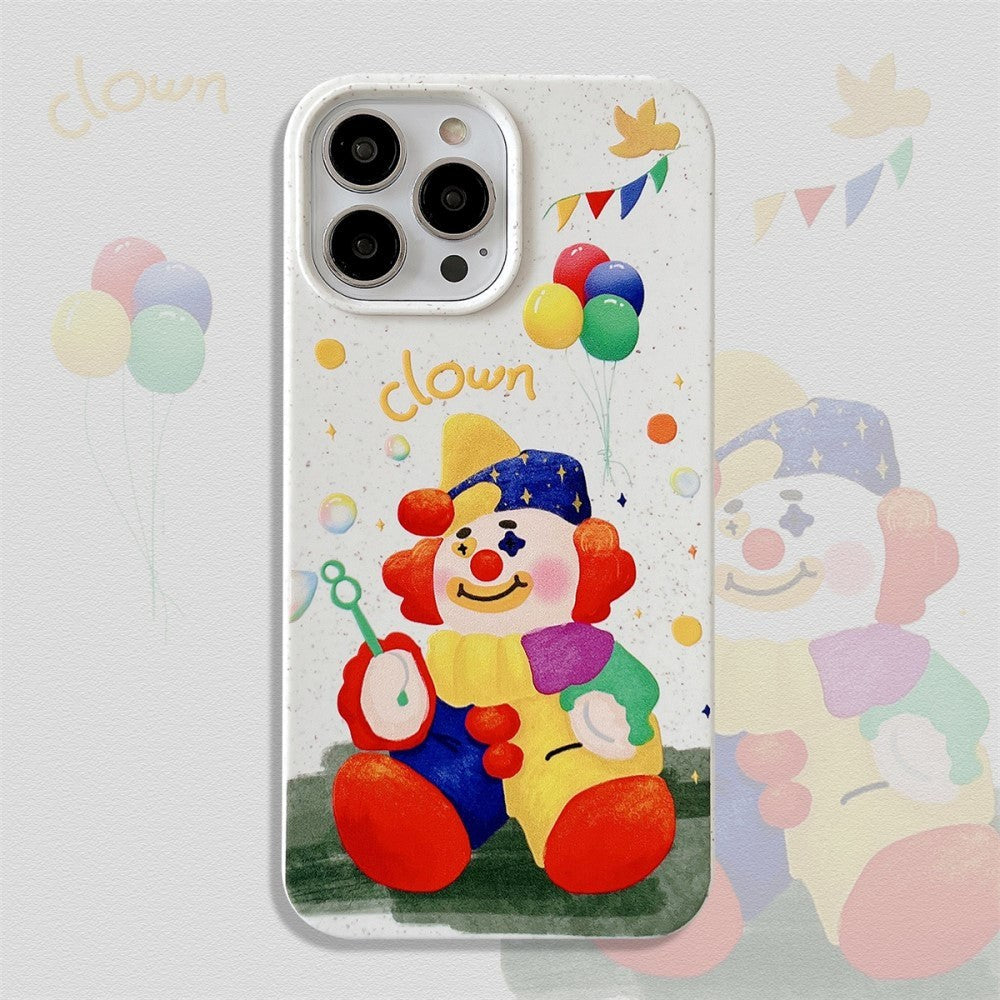 iPhone 13 Pro Flexible Plastic Case w. Motif - Clown