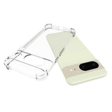 Google Pixel 8 Shockproof Flexible Plastic Case - Transparent