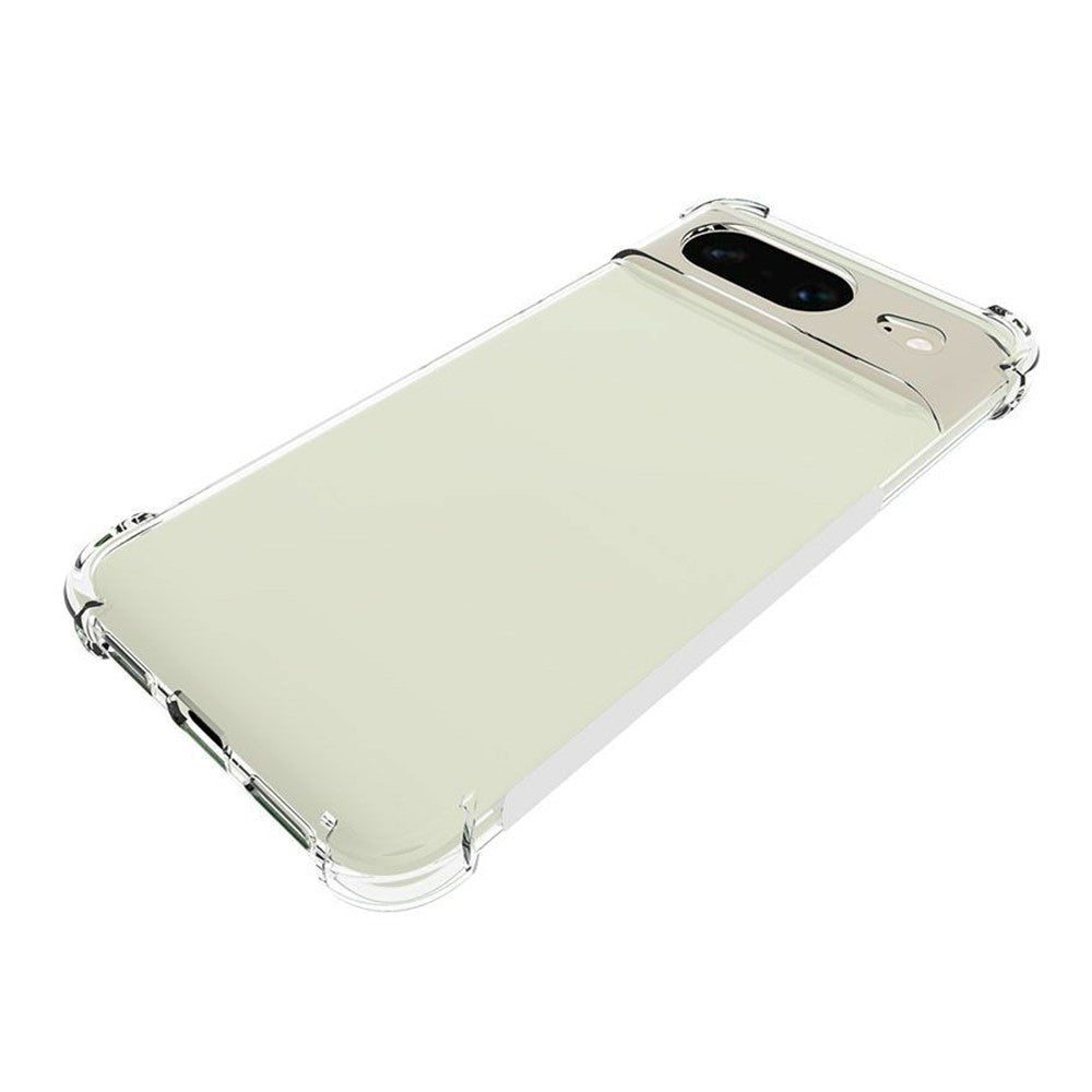 Google Pixel 8 Shockproof Flexible Plastic Case - Transparent