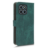 Honor 70 Lite Leather Flip Case with Wallet and Strap - Green