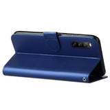 Sony Xperia 10 V Leather Flip Case with Wallet and Strap - Blue