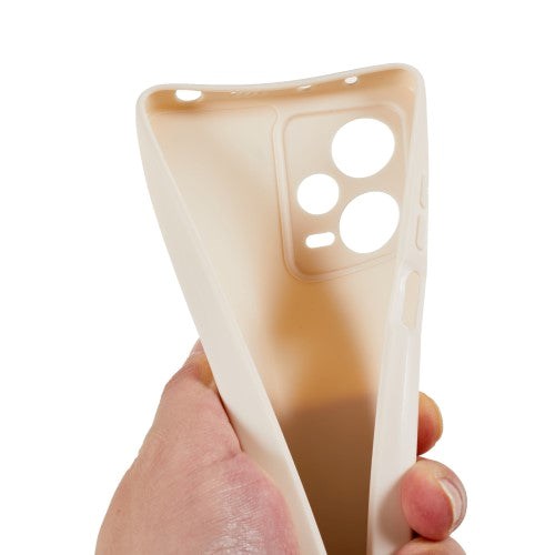 Xiaomi Redmi Note 12 Pro (5G) Flexible Plastic Case - Beige