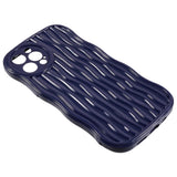 iPhone 12 Pro Flexible Case - Wavy - Purple