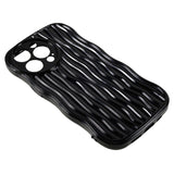 iPhone 14 Pro Flexible Case - Wavy - Black