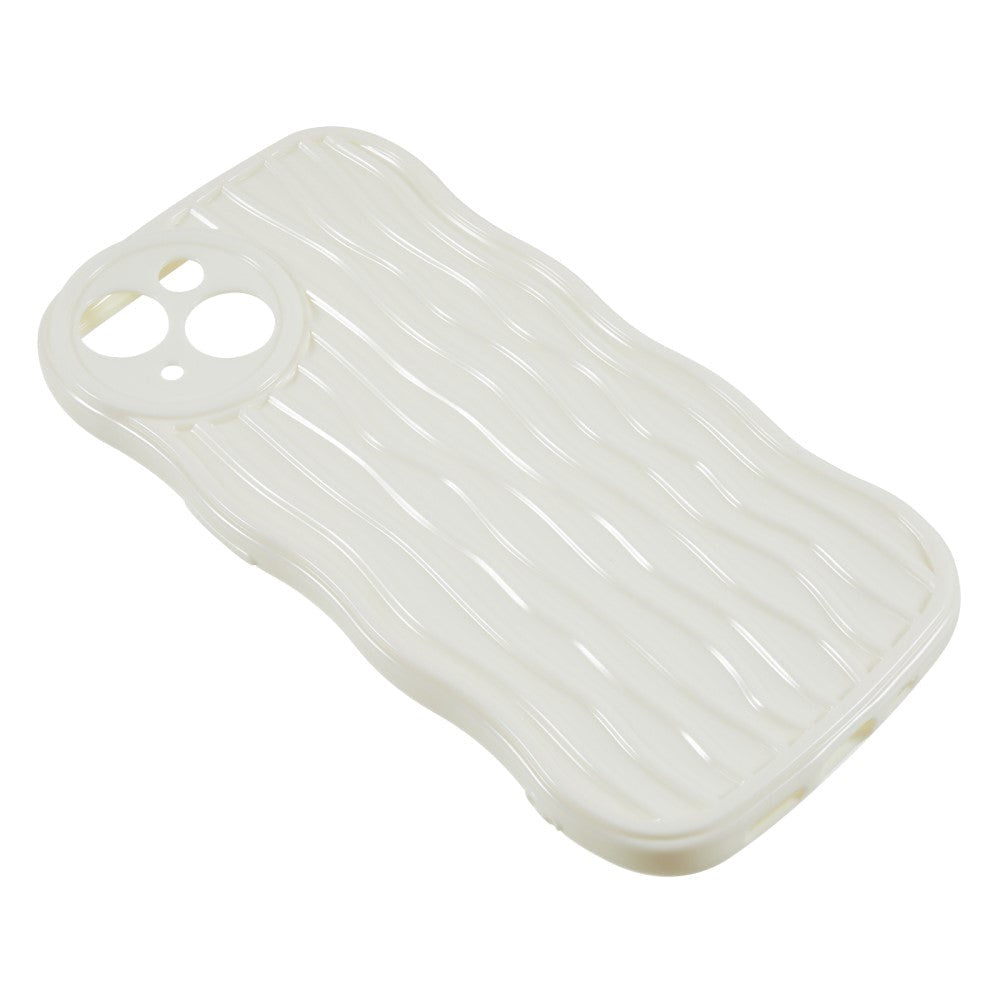 iPhone 13 Flexible Case - Wavy - White