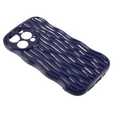 iPhone 13 Pro Flexible Case - Wavy - Purple