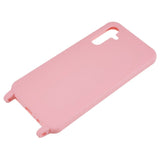 Samsung Galaxy A14 (5G) Flexible Plastic Case with Strap - Light Pink