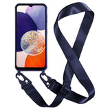 Samsung Galaxy A14 (5G) Flexible Plastic Case with Strap - Blue