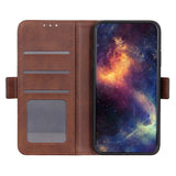 Motorola ThinkPhone Flip Cover Leather with Wallet - Dark Brown