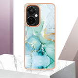 OnePlus Nord CE 3 Lite (5G) Hybrid Plastic Case - Turquoise Marble