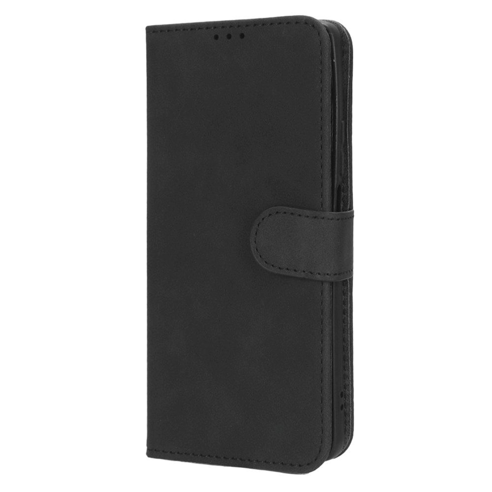 Xiaomi Poco F5 Leather Flip Case with Wallet and Stand Function - Black